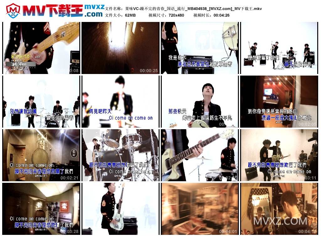 果味VC-躁不完的青春_国语_流行_MB404938